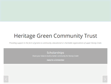 Tablet Screenshot of heritage-green.org